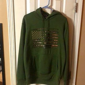 Dark Green, Size Men's Large Hoodie